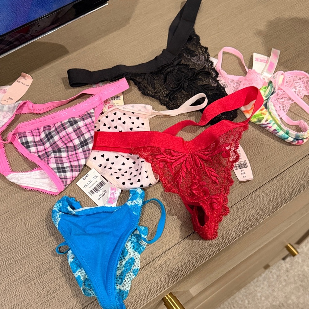 Victoria's Secret Brand New Panties Qty 6